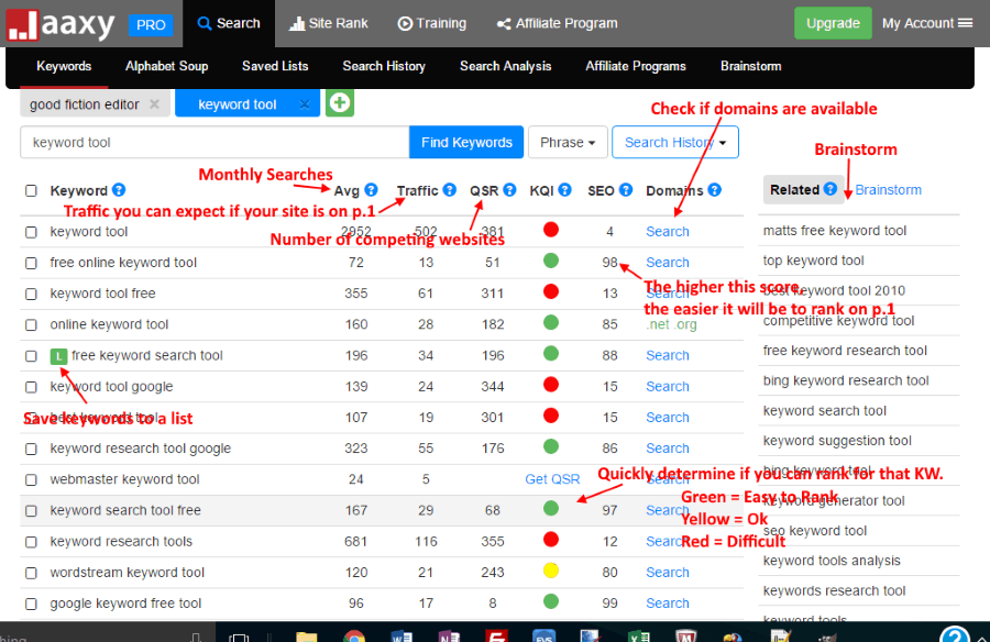 what is the best keyword search tool - Jaxxy