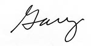 Gary's Signature
