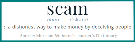 Definition of Scam