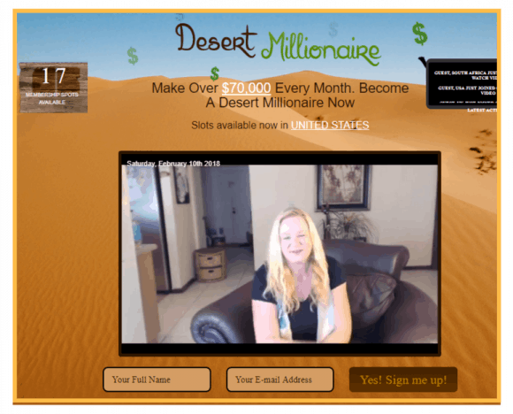 Is Desert Millionaire a Scam?
