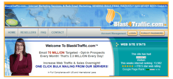 Blast4traffic Website