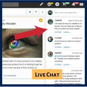 Wealthy Affiliate Live Chat