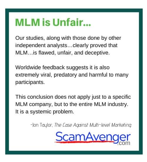 Univera MLM is Unfair