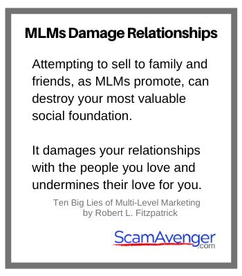 Touchstone Crystal MLM damage relationships